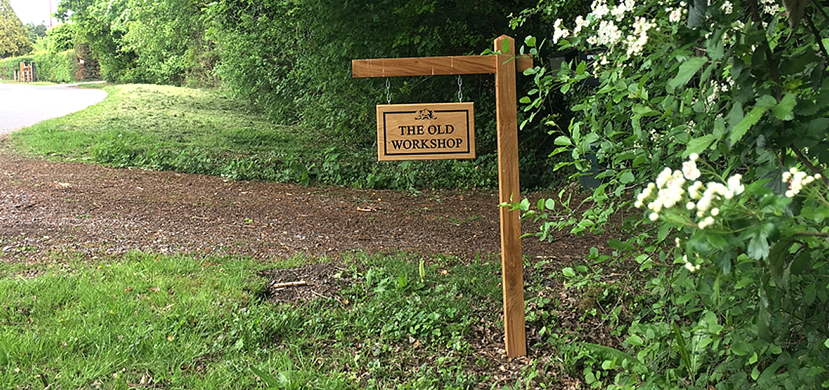 We also make wooden signs - exactly to your specifications. 
